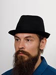 Шляпа STETSON арт. 1111101 TRILBY COTTON (черный)